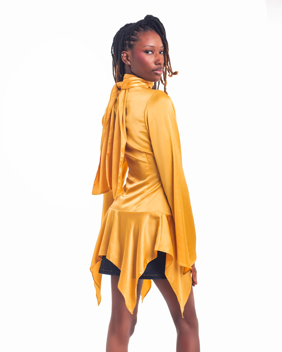 WILLOW BLOUSE - GOLD