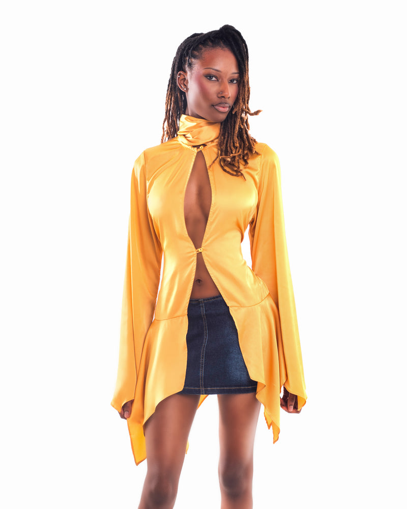 WILLOW BLOUSE - GOLD